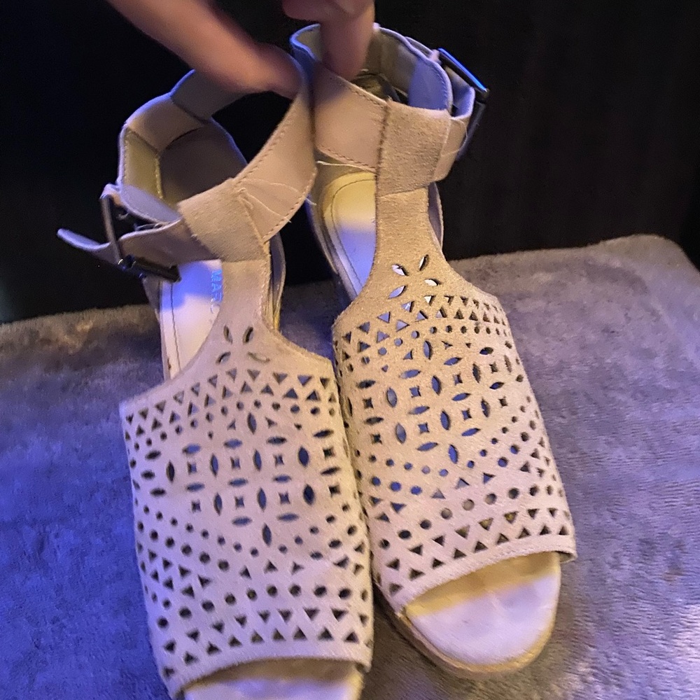 Marc Fisher Hasina Espadrille Wedge Sandals